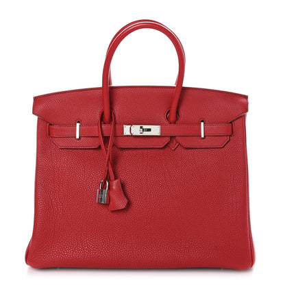 Hermes Togo Birkin 35 Rouge Garance 1 of 11