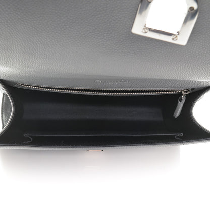 Christian Dior Grained Calfskin Medium Diorama Flap Bag Gris 5 of 6