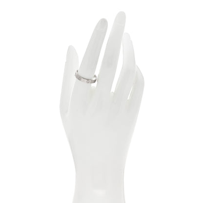 Cartier 18K White Gold 3.5mm LOVE Wedding Band Ring 59 8.75 2 of 5