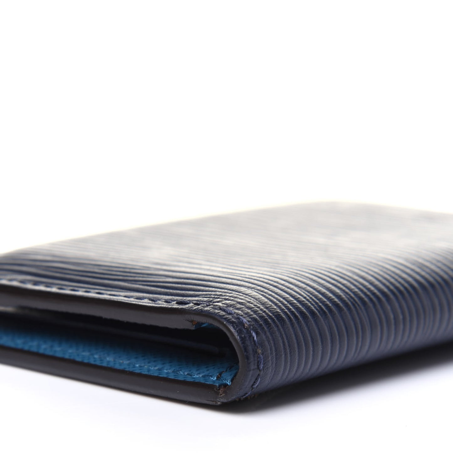 Epi Monogram Patchwork Pocket Organizer NM Indigo