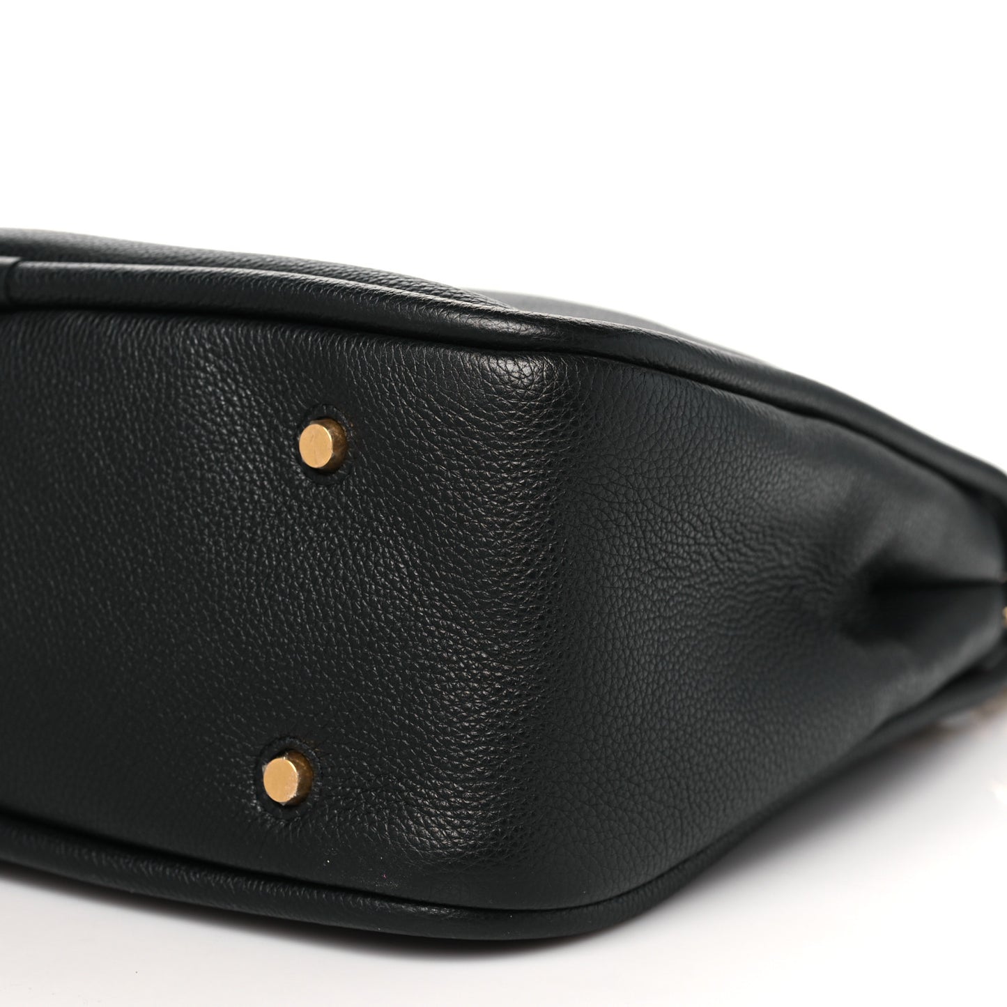 Small Classic Grain Calfskin Leighton Black