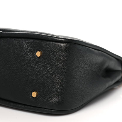 Mulberry Small Classic Grain Calfskin Leighton Black 9 of 10