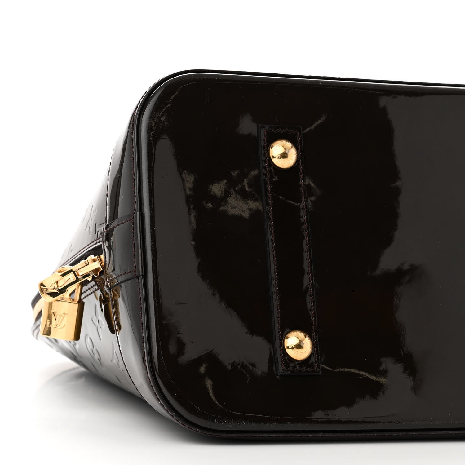 Louis Vuitton Vernis Alma GM Amarante 8 of 9