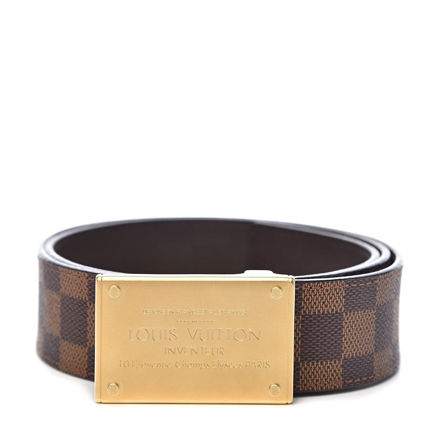 Damier Ebene 40mm Reversible Belt 95 38