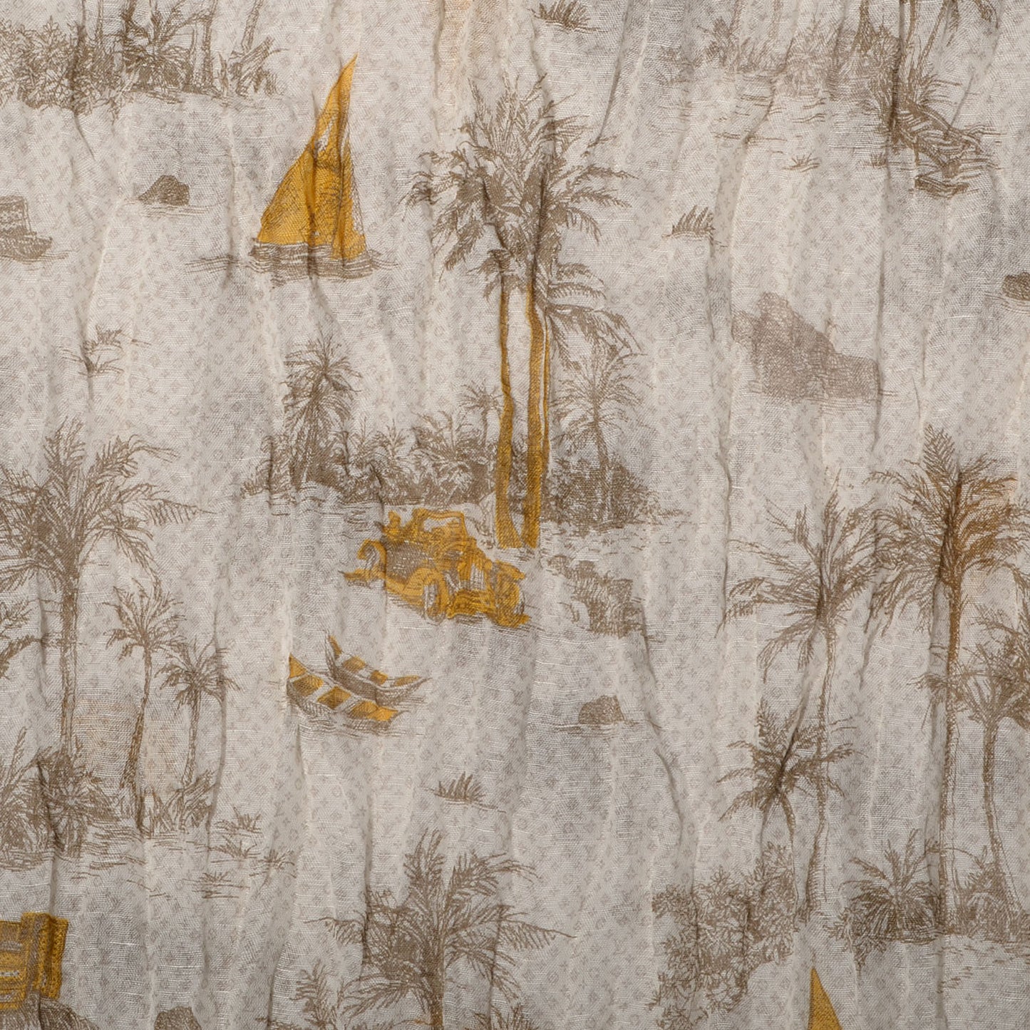 Cotton Linen Toile Etole De Louis Pareo Beige