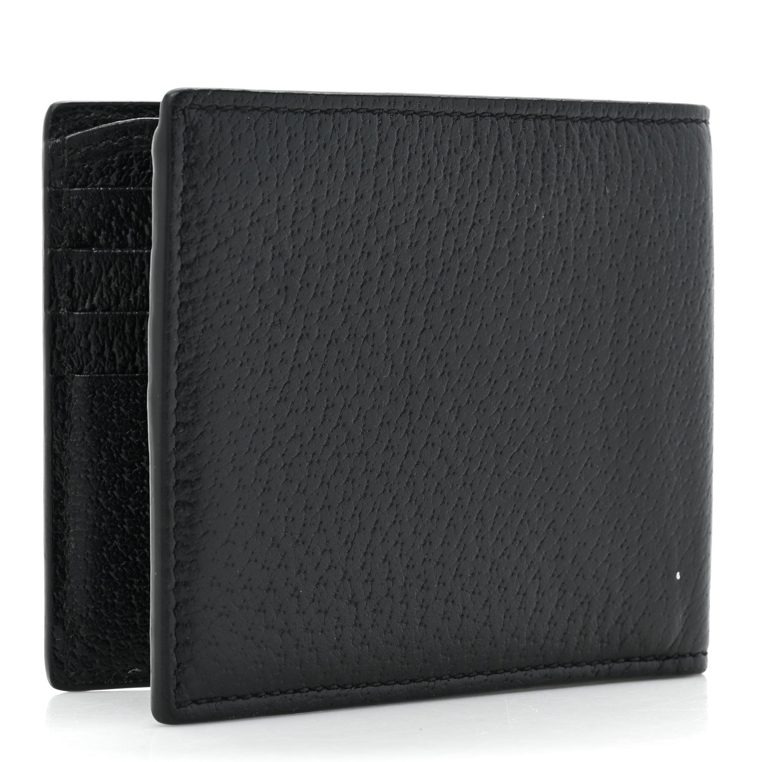 Gucci Calfskin Bee Bi-Fold Wallet Black 3 of 12