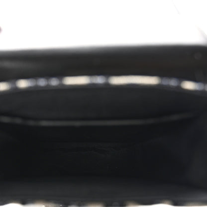 Christian Dior Oblique Calfskin Vertical Pouch Black 5 of 12