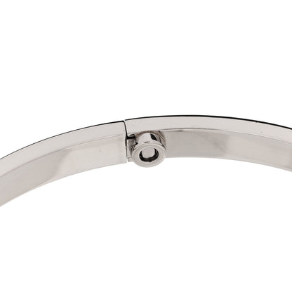 Cartier 18K White Gold Small LOVE Bracelet 18 7 of 8