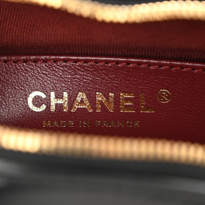 Chanel Lambskin Quilted CC In Love Heart Bag Black 6 of 10