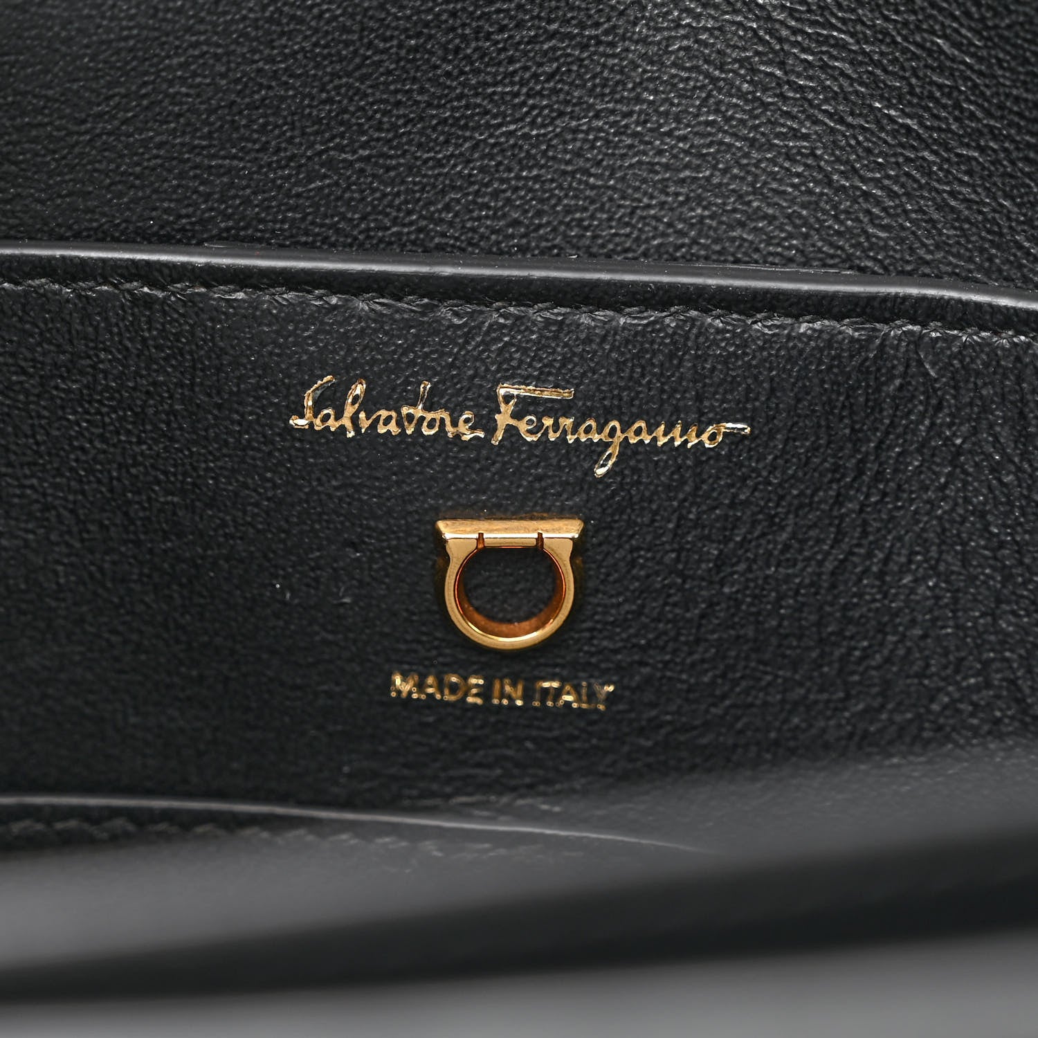 Salvatore Ferragamo Calfskin Trapezio Crossbody Black 6 of 10
