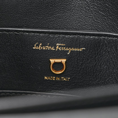Salvatore Ferragamo Calfskin Trapezio Crossbody Black 6 of 10