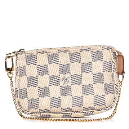 Louis Vuitton Damier Azur Mini Pochette Accessories 1 of 9