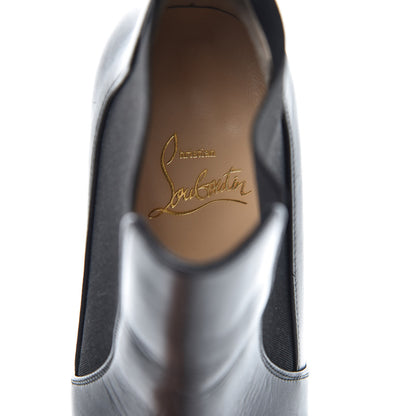 Christian Louboutin Calfskin Marchacroche 70 Chelsea Boots 36.5 Black 9 of 10