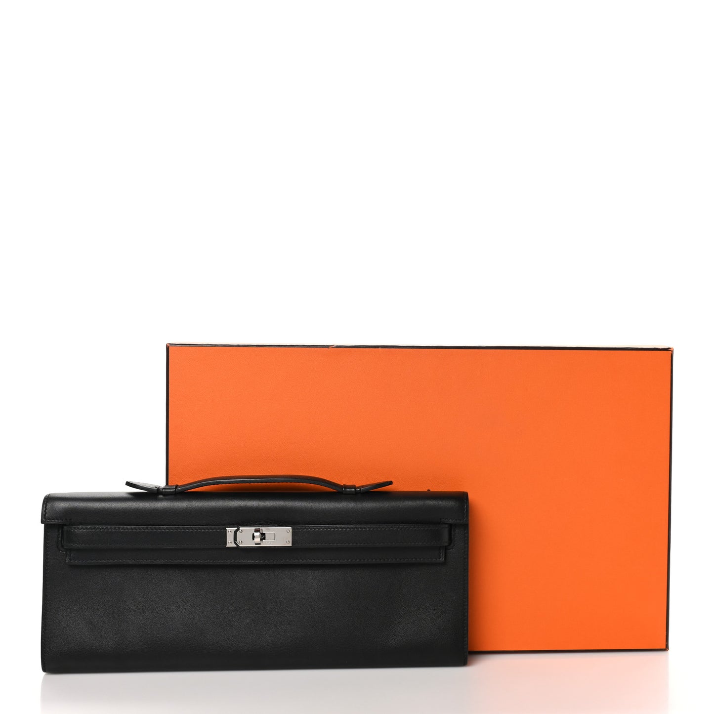 Swift Kelly Cut Clutch Pochette Black
