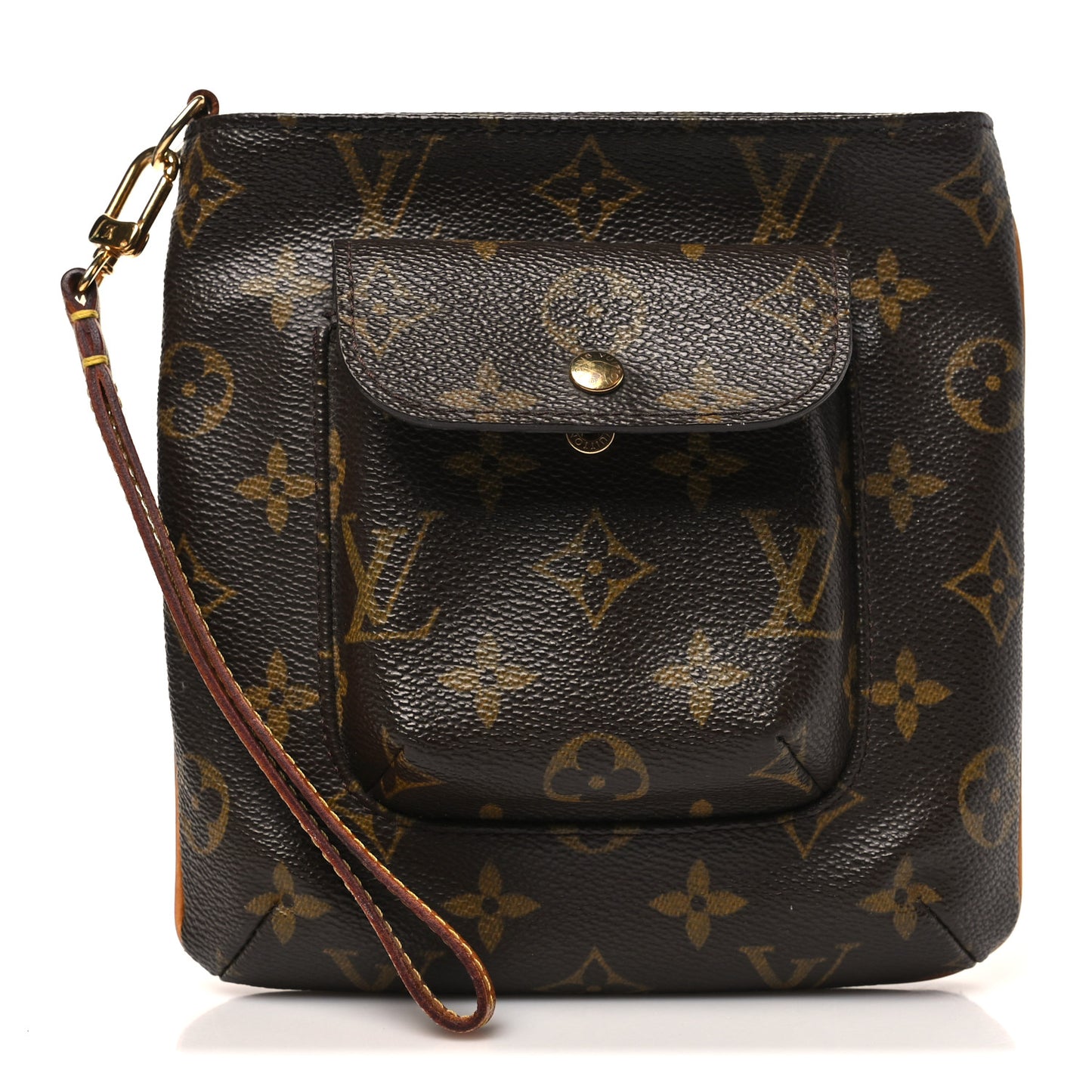Monogram Partition Wristlet