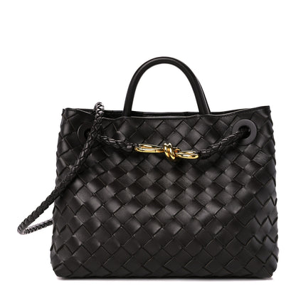 Bottega Veneta BOTTEGA VENETA Nappa Intrecciato Small Andiamo Shoulder Bag Fondant 1 of 10