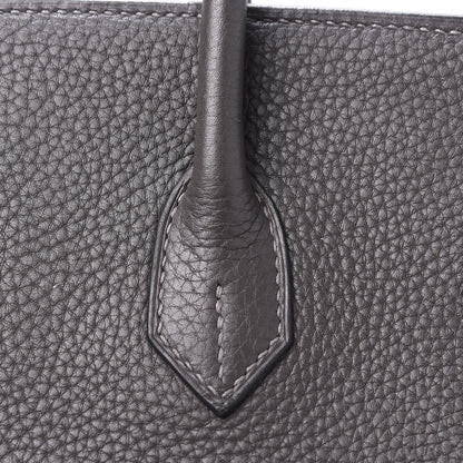 Hermes Taurillon Clemence Birkin 35 Graphite 8 of 33