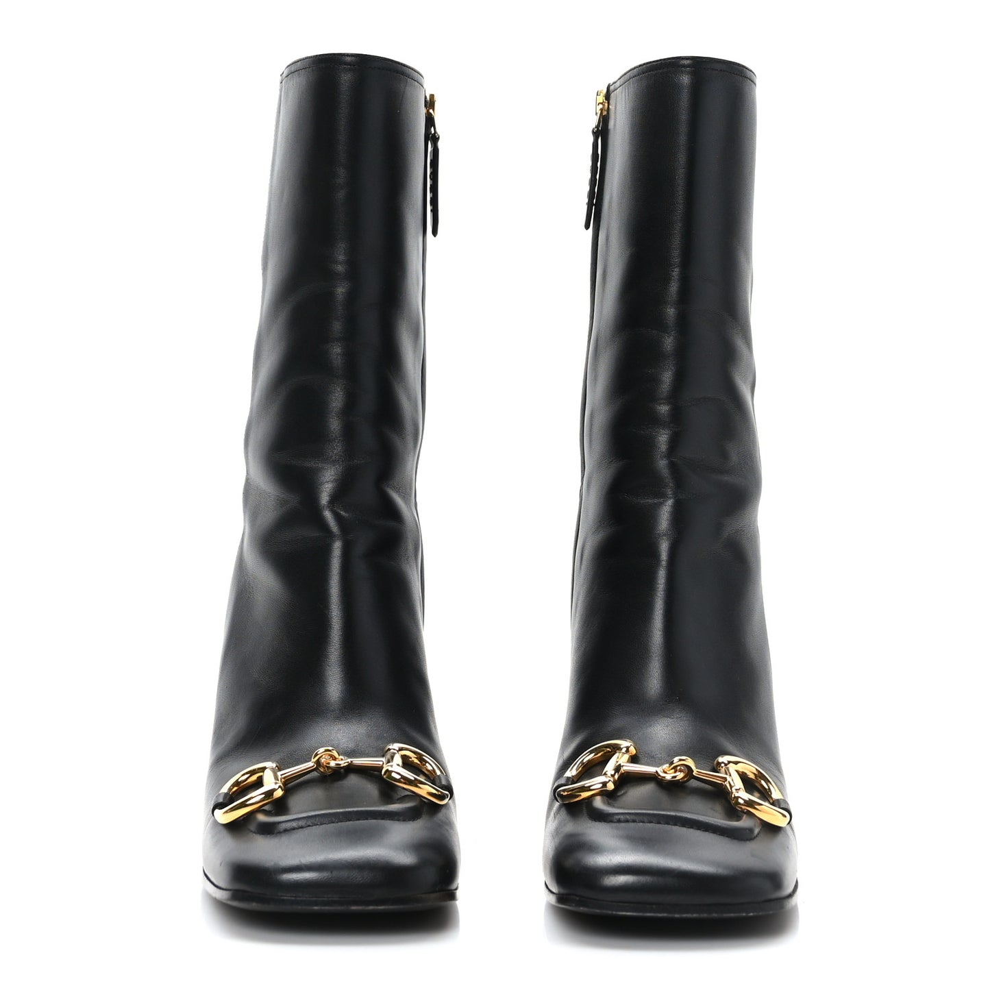 Nappa Horsebit Ankle Boots 39.5 Black