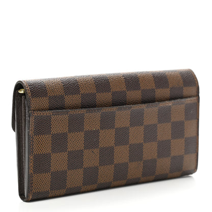 Louis Vuitton Damier Ebene Sarah Wallet NM 3 of 8