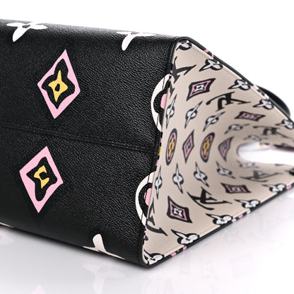 Louis Vuitton Monogram Giant Wild At Heart Onthego GM Black 8 of 8