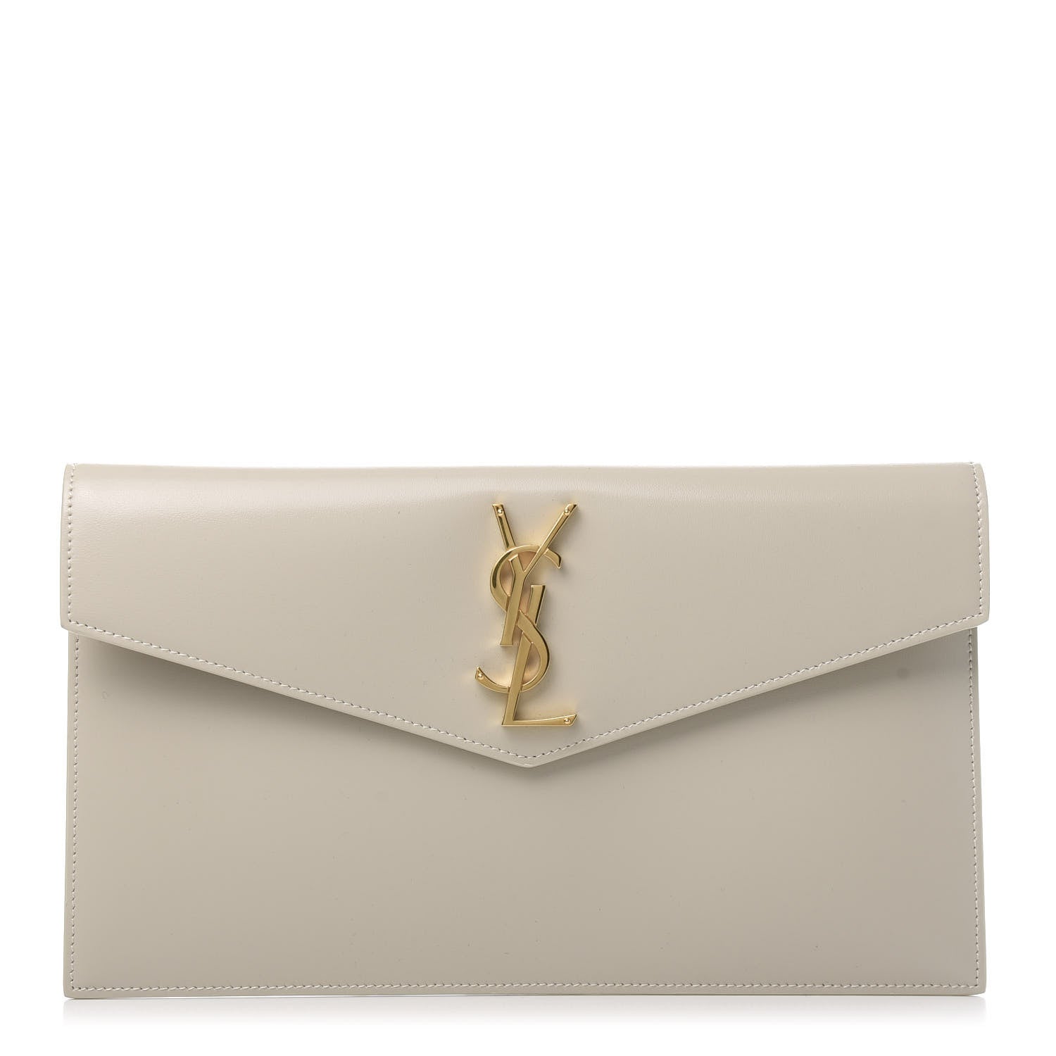 Saint Laurent Grain De Poudre Uptown Pouch Crema Soft 1 of 10