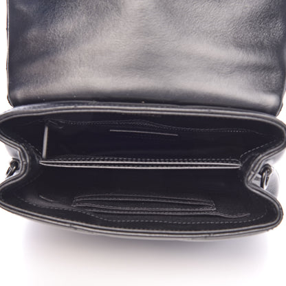 Saint Laurent Calfskin Y Quilted Monogram Toy Loulou Crossbody Bag Black 5 of 11