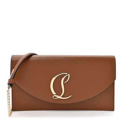 Christian Louboutin Calfskin Loubi54 Crossbody Clutch Biscotto 1 of 10