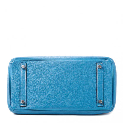 Hermes Togo Birkin 30 Blue Jean 5 of 29