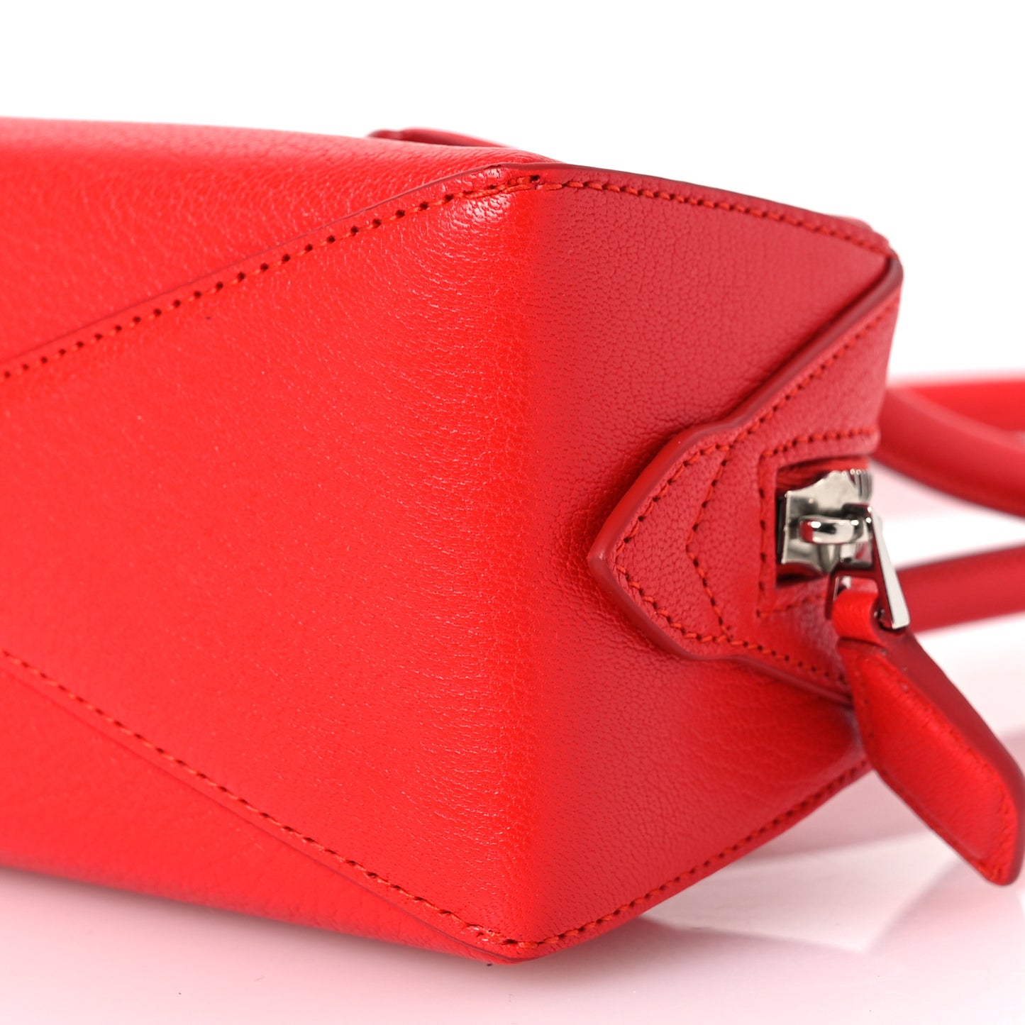 Goatskin Small Le Teckel Bag Rouge