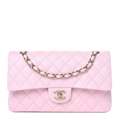Chanel Caviar Quilted Medium Double Flap Light Pink 1 of 9