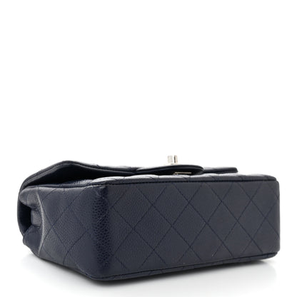Chanel Caviar Quilted Mini Rectangular Flap Navy 4 of 10