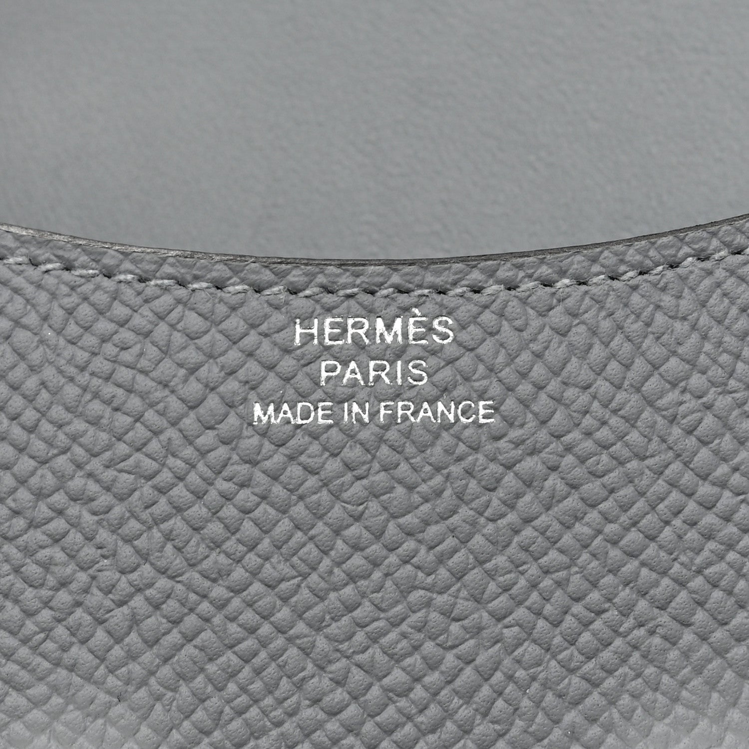 Hermes Epsom Constance Slim Wallet Gris Pantin 7 of 9
