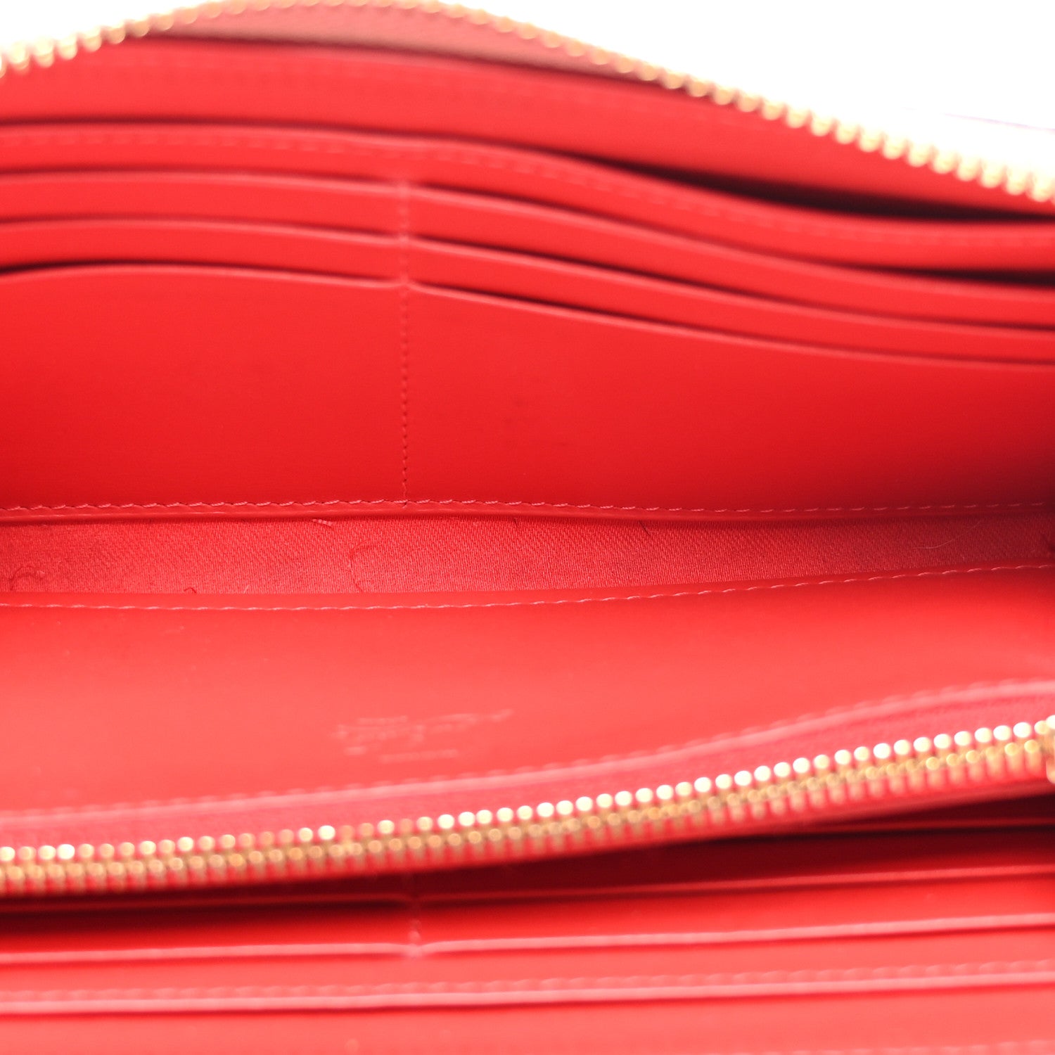 Christian Louboutin Calfskin Panettone Spiked Zip Around Wallet Pink Multicolor 5 of 8