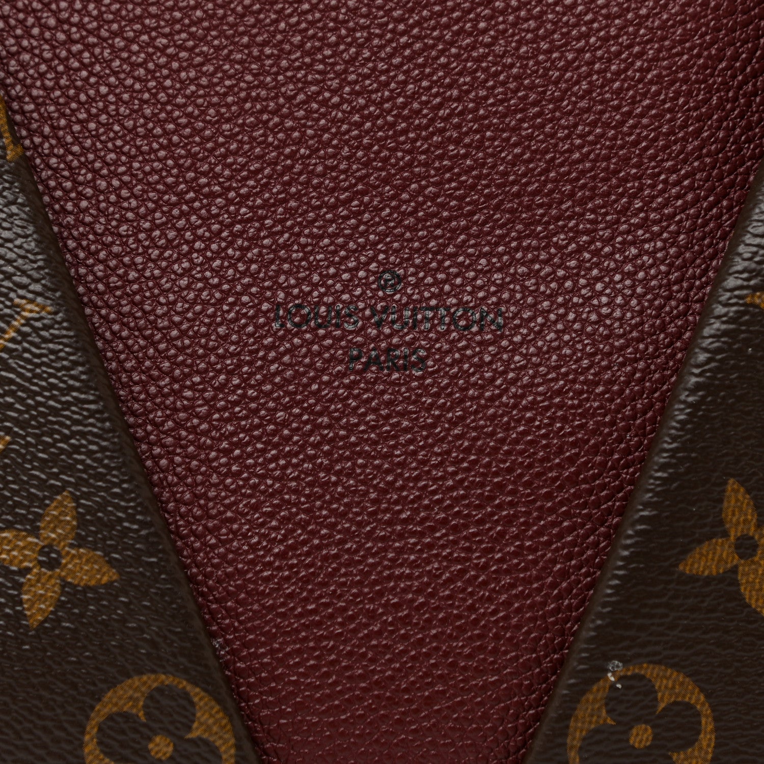 Louis Vuitton Monogram V Tote MM Bordeaux 14 of 15