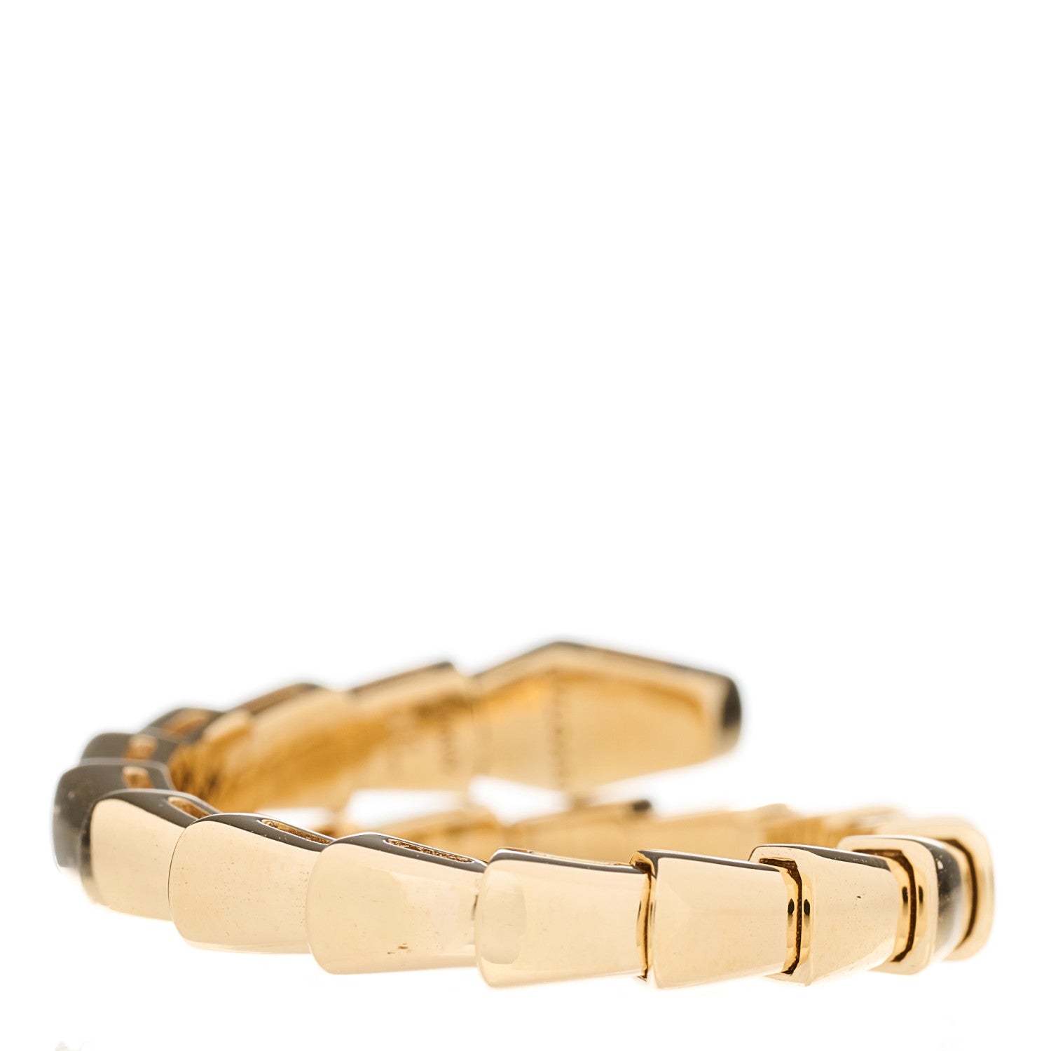 Bulgari 18K Yellow Gold Serpenti Viper Ring XL 2 of 4