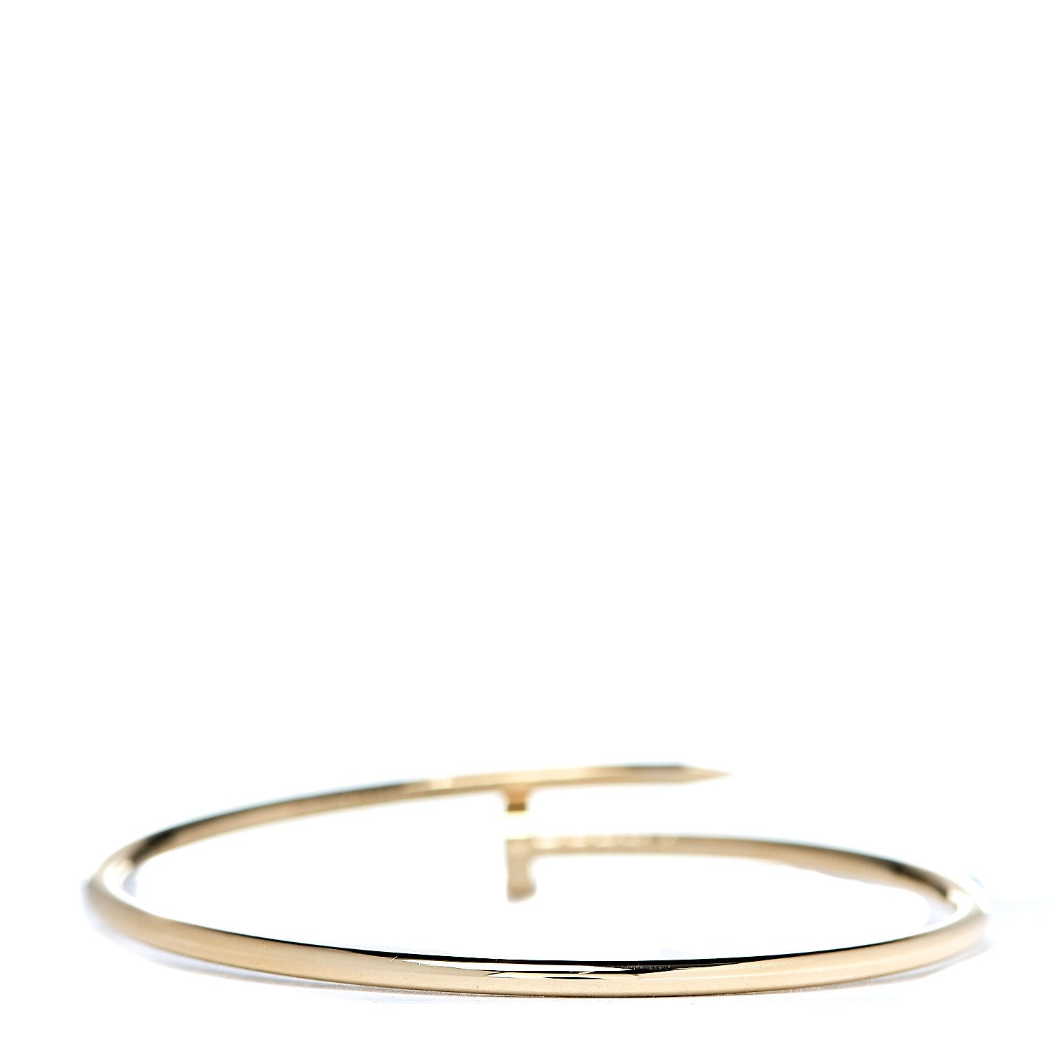 Cartier 18K Yellow Gold Small Juste Un Clou Bracelet 17 2 of 4