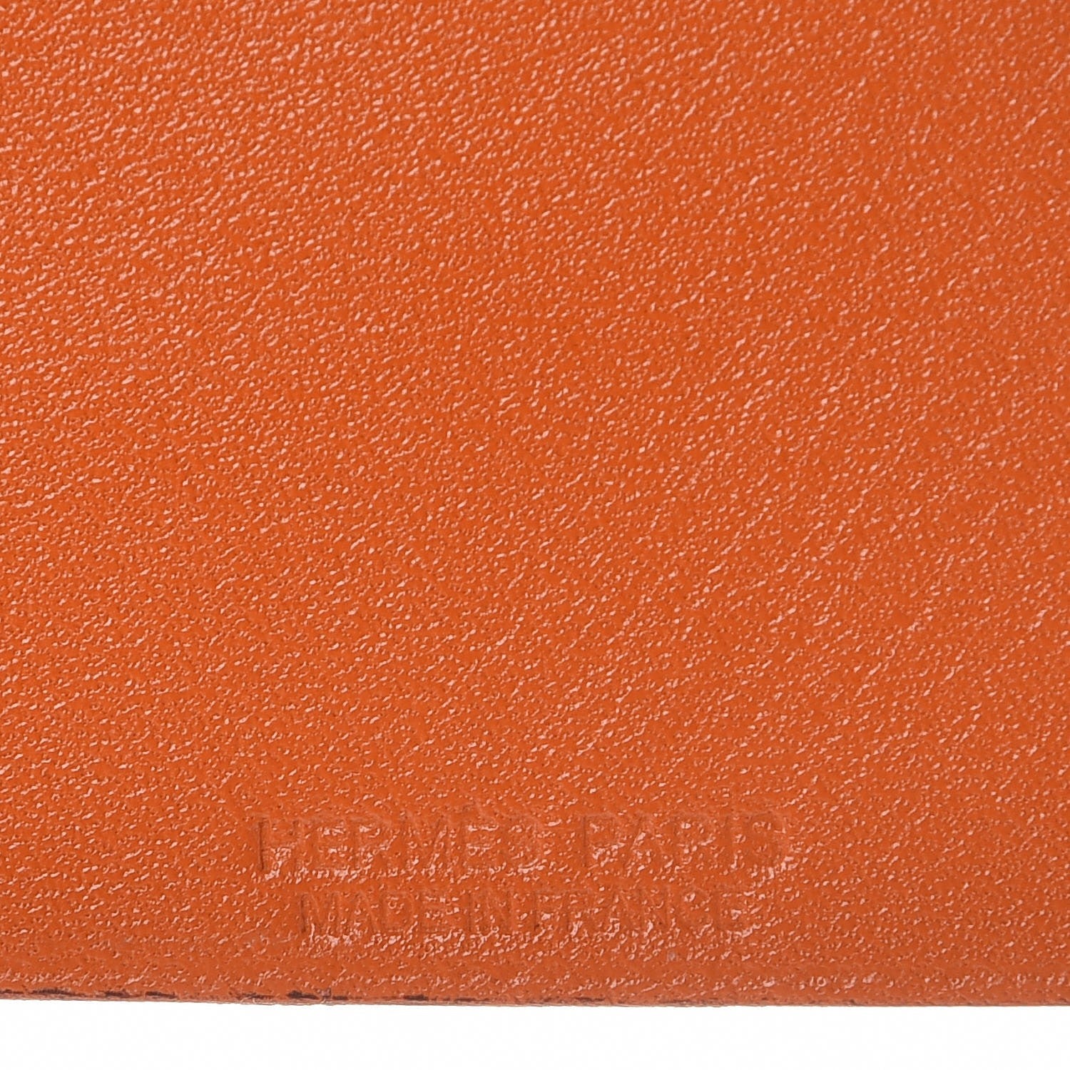 Hermes Everlisse Chevre Mysore Samarcande Horse Ornament Bag Charm Vermillion Orange 4 of 4