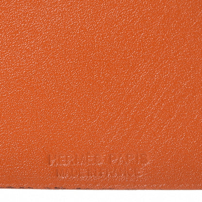 Hermes Everlisse Chevre Mysore Samarcande Horse Ornament Bag Charm Vermillion Orange 4 of 4