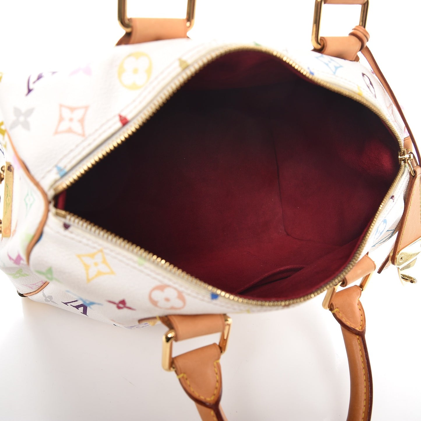 Monogram Multicolor Speedy 30 White
