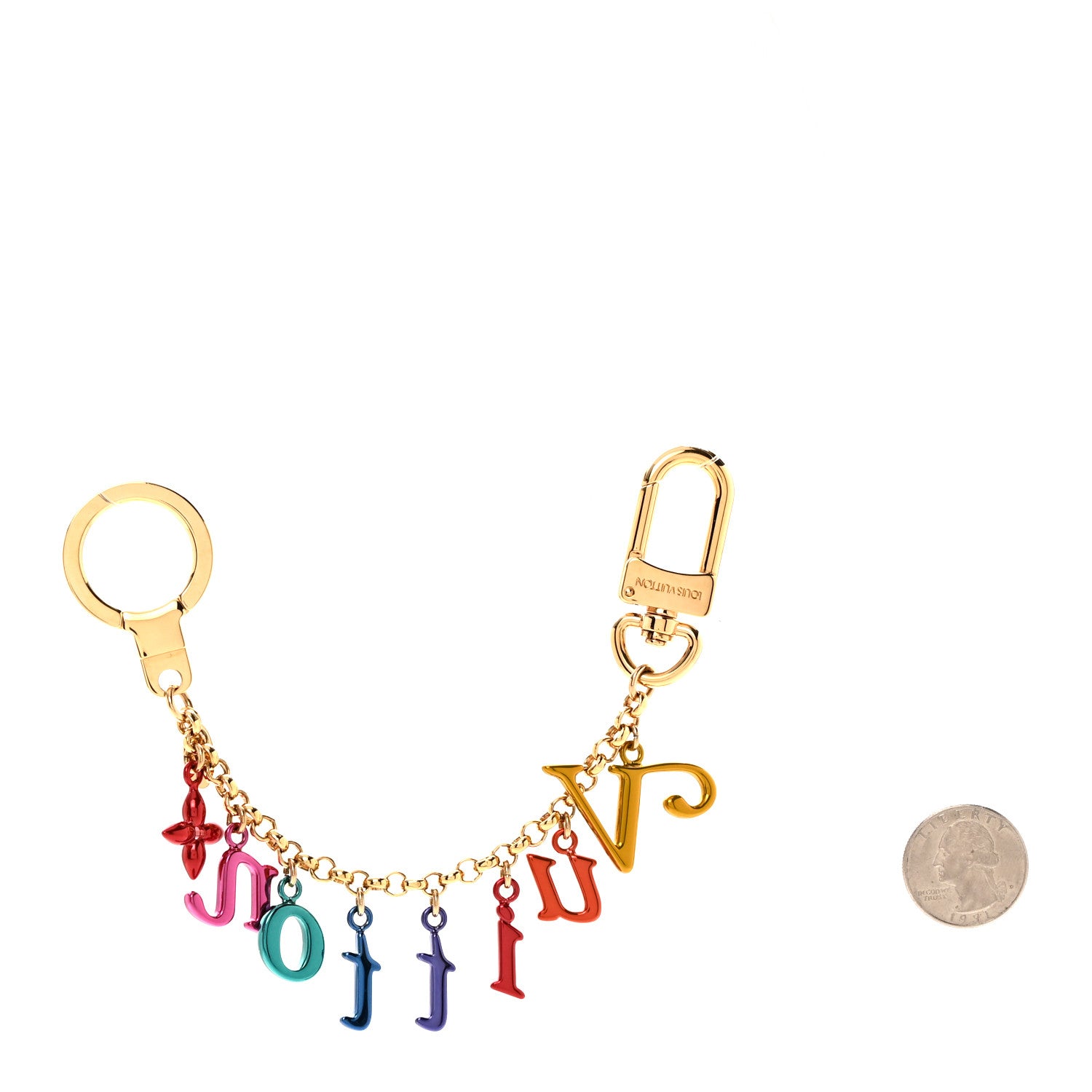 Louis Vuitton New Wave Key Chain Bag Charm Multicolor 2 of 4