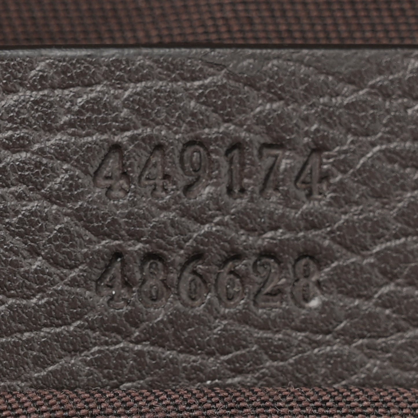 Monogram Belt Bag Dark Brown