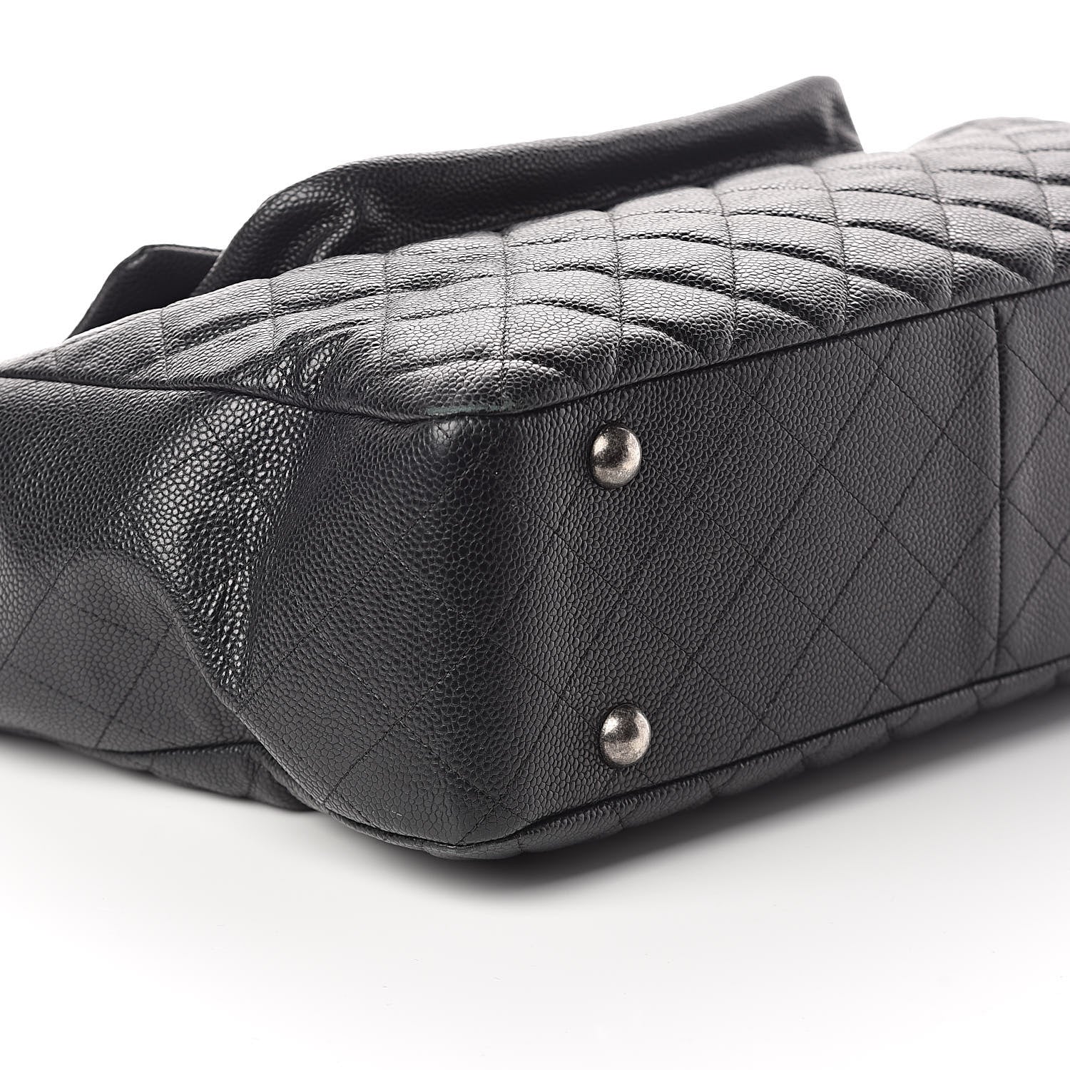 Chanel Caviar Quilted Flap Tote Black 13 of 14