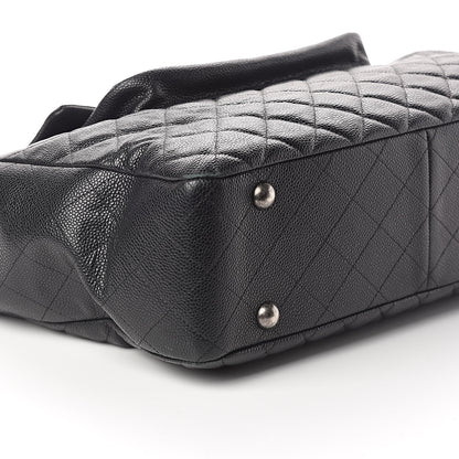 Chanel Caviar Quilted Flap Tote Black 13 of 14
