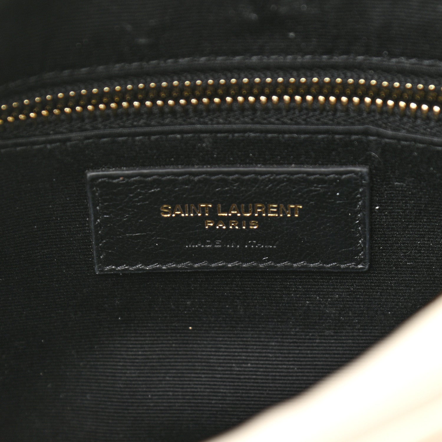 Saint Laurent Lambskin Quilted Victoire Camera Bag Blanc Vintage 6 of 10
