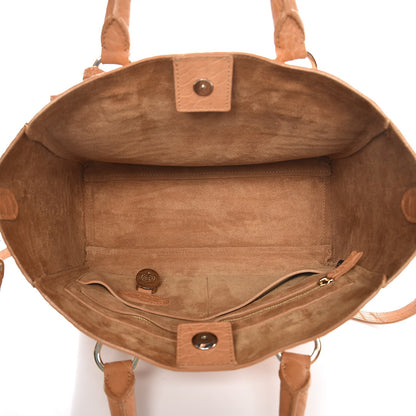 Mulberry Shrunken Calf Small Willow Tote Ginger 5 of 15