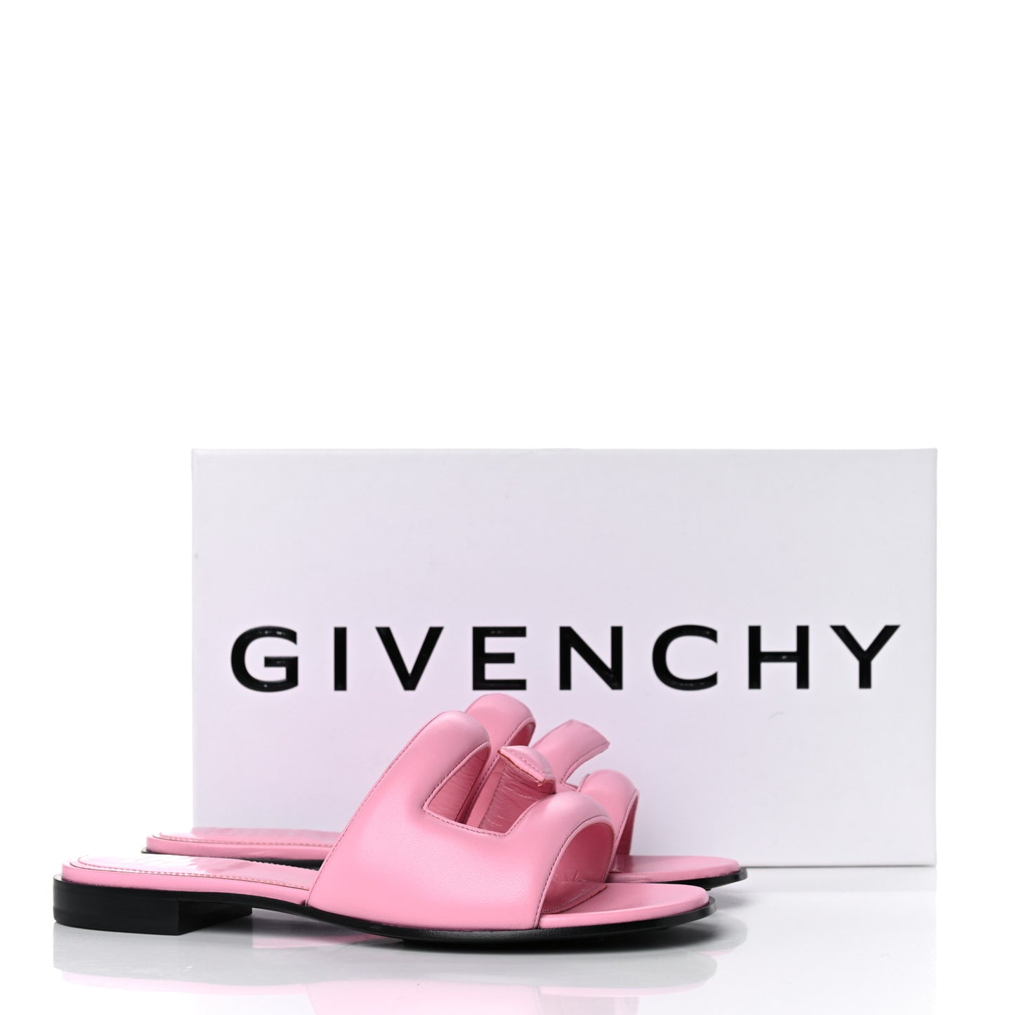 Nappa G Flat Sandals 37 Baby Pink