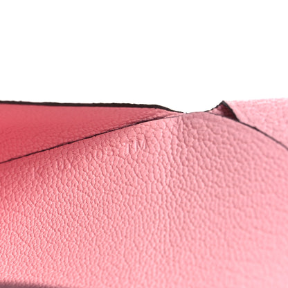 Hermes Chevre Mysore Calvi Duo Card Case Rose Sakura 8 of 9