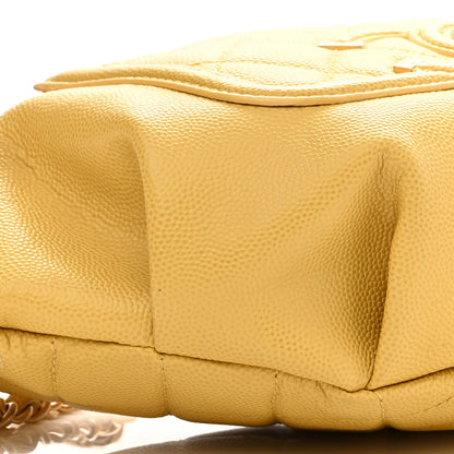 Chanel Caviar Quilted Filigree Waist Bag Yellow 9 of 10