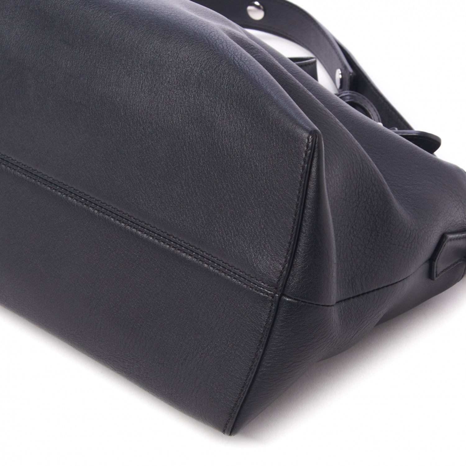 Fendi Vitello Dolce Large By The Way Boston Bag Black 5 of 11