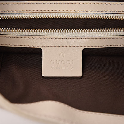 Gucci Guccissima Medium Jackie O Bouvier Hobo Off White 8 of 11